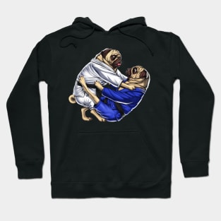 Jiu-Jitsu Pugs Hoodie